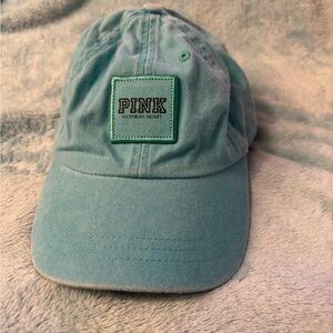 Victoria’s Secret PINK baby blue denim baseball hat